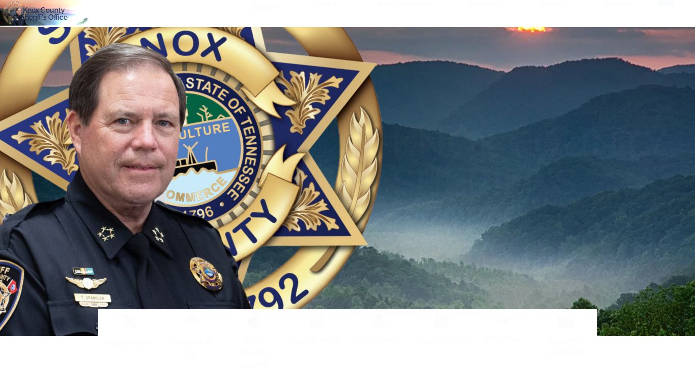 Knox County Sheriff Website – Sheriff Tom Spangler